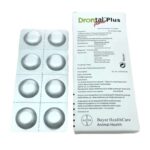 DRONTAL DOG PLUS FLAVOUR TABLET ECER -  Atasi  Masalah Cacingan Pada Anjing Dan Puppy.