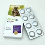 DRONTAL DOG PLUS FLAVOUR TABLET ECER -  Atasi  Masalah Cacingan Pada Anjing Dan Puppy.