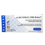 ALBENPROS 2500 BOLUS 1 BOX (50 BOLUS) - Untuk Masalah Cacing Pada Hewan Ternak Sapi Sapi Rasa Blueberry