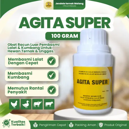 AGITA SUPER 100 GRAM – Racun Pembasmi Lalat Tabur Ampuh.