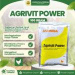 AGRIVIT POWER 100 GRAM BY AGRINUSA – Multivitamin Dan ATP Untuk Antibodi Hewan.