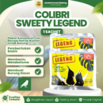 COLIBRI SWEETY LEGEND SACHET ECER SINAR SAKTI – Nektar Cair untuk Pakan Burung Kolibri Sogon Pleci