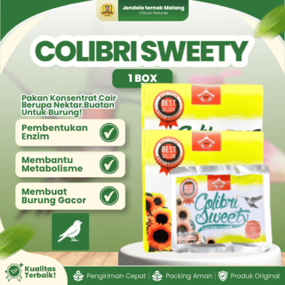 COLIBRI SWEETY 1 BOX – Colibri Sweat Colibri Sweet Nektar Untuk Burung BY SINAR SAKTI