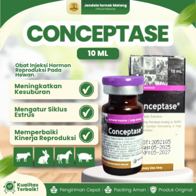 CONCEPTASE 10 ML BY AGROVET – Hormon Kesuburan Dan Gangguan Reproduksi Hewan (Buserelin GNRH)