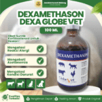 DEXA GLOBE VET 100 ML BY HOLLAND – DEXAMETHASON Analgesia, Antipiretika Dan Antiinflamasi Hewan.