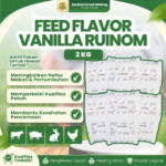 FEED FLAVOR VANILLA RUINOM 2 KG – Penambah Aroma Pada Pakan Dan Meningkatkan Selera Makan Ternak.