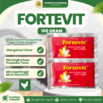 FORTEVIT 100 GRAM BY MEDION – Multivitamin Serbuk Untuk Ayam Dan Unggas.