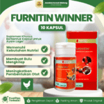FURNITIN WINNER 10 KAPSUL BY MEDION – Vitamin Pembentukan Otot & Mengkilapkan Bulu Ayam.