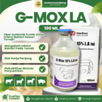 G-MOX LA 100 ML BY MEDION - Untuk Sapi, Kambing, Babi, Kuda Dan Hewan Ternak.