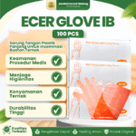 GLOVE IB ECER 1 PCS - Sarung Tangan IB 5 jari Halus dengan Panjang 90 cm