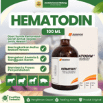 HEMATODIN 100 ML BY ROMINDO – Pemacu Pertumbuhan Dan Mencegah Anemia, Hematopioetik Hewan Ternak.