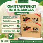 IGM STARTER KIT INDUKAN GAS BY MEDION – Pemanas Penghangat Ayam Dan DOC