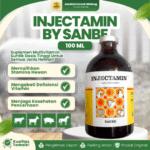 INJECTAMIN 100 ML BY SANBE – Multivitamin, Memulihkan Dan Menjaga Stamina Lengkap Untuk Hewan Ternak