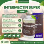 INTERMECTIN SUPER 50 ML – Untuk Ekto dan Endo parasit, Cacingan Pada Hewan Ternak.