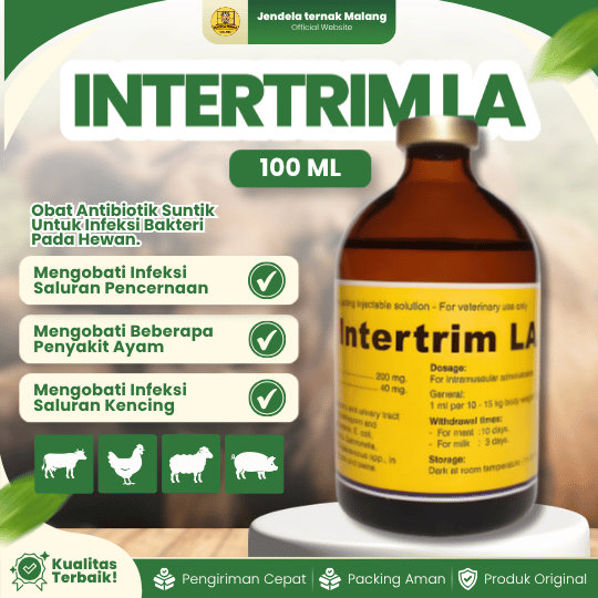 PROMO!! INTERTRIM LA 100 ML - Solusi Saluran Pencernaan, Pernafasan Dan Perkencingan Pada Hewan.