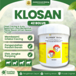 KLOSAN 42 BOLUS - Atasi Cacingan Spektrum Luas, Ektoparasit Kutu, Caplak, Tungau, Dll.