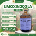 LIMOXIN 200 LA 100 ML – Untuk Pernafasan Dan Pencernaan Ternak dan Unggas