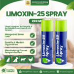LIMOXIN-25 SPRAY – Untuk Masalah Luka Luar Pada Hewan Kesayangan.