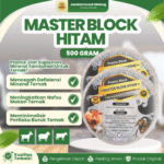 MASTER BLOCK HITAM 500 GRAM - Mineral Blok untuk Hewan Ternak Kambing Domba