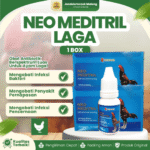 NEO MEDITRIL LAGA 15 ML 1 BOX (12 BOTOL) – Untuk Masalah Snot dan Ngorok Pada Ayam Unggas