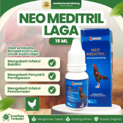 NEO MEDITRIL LAGA 15 ML BY WINNER – Anti Snot, Ngorok Untuk Ayam.
