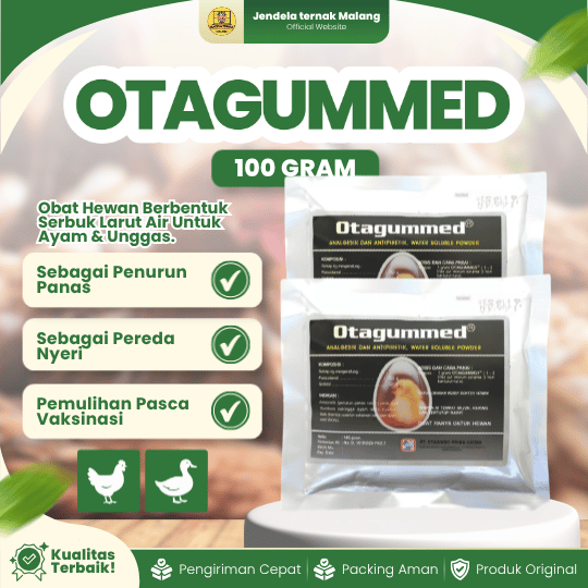OTAGUMMED 100 GRAM - Analgesik Dan Antipiretik Like Paragin Untuk Unggas.