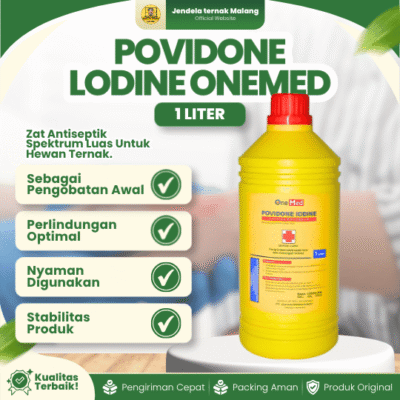 POVIDONE IODINE ONEMED 1 LITER – Larutan Antiseptik Mengandung PVP Lodine 10%