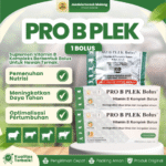 PRO B PLEK BOLUS BY VADCO - Meningkatkan Daya Tahan Tubuh Dan Mengatasi Stres Hewan Ternak.