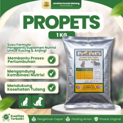 PROPETS 1 KG – Susu Cocok Untuk Pengganti Indukan Kucing Dan Anjing.