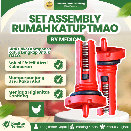 SET ASSEMBLY RUMAH KATUP TMAO BY MEDION - Spare Part Berkualitas Mengatasi Kebocoran.