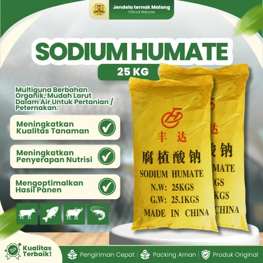 Sodium Humate | Asam Humat | Humate Acid Kemasan 25kg – Untuk Meningkatkan pH Tanah