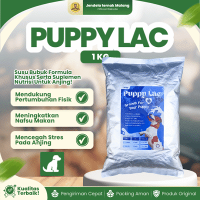 PUPPY LAC 1 KG – Susu Puppy Dan Anjing Berkualitas Untuk Menambah Nafsu Makan Dan Mencegah Stres.