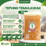 TEPUNG TEMULAWAK 1 KG FEED GRADE – Suplemen Herbal Meningkatkan Kesehatan Ternak Dan Unggas.