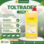 TOLTRADEX 1 LITER BY MEDION - Untuk Koksidiosis Pada Unggas Dan Hewan Ternak Lainnya.