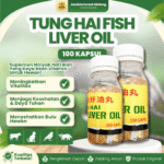 TUNG HAI FISH LIVER OIL 100 KAPSUL – Minyak Ikan Vitamin Untuk Hewan Ternak, Unggas Dan Peliharaan.