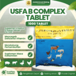 USFA B COMPLEX 1000 TABLET – Vitamin Untuk Pertumbuhan, Produksi Dan Selera Makan Hewan Ternak dan Unggas.