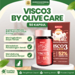 VISCO3 ISI 50 KAPSUL BY OLIVE CARE - Minyak Ikan Berkualitas Untuk Kucing Yang Tinggi Omega.