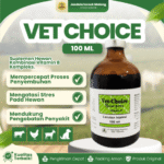 VET CHOICE 100 ML – Vitamin C Dan B Complex, Mempercepat Kesembuhan Dan Mengatasi Stress.
