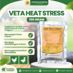 VETA HEAT STRESS 100 GRAM – Multivitamin Pencegah Kematian & Stress Unggas.