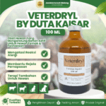 VETERDRYL 100 ML DUTA KAISAR - Anti Kolik, Alergi, Mabuk, Dan Terapi Tambahan Pada Hewan.