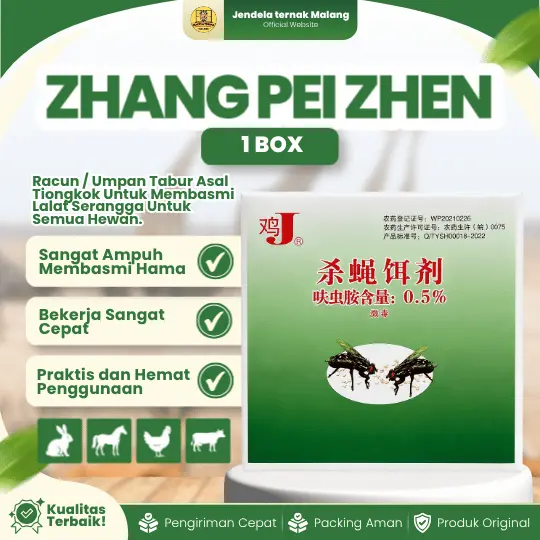 ZHANG PEI ZHEN 1 BOX (25PCS) – 100% Ampuh Membasmi Lalat Dan Serangga Tabur