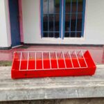 DOC FEEDER MERAH KECIL MEDION - Tempat Pakan Makan Ayam DOC Berkualitas.