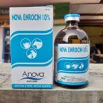 NOVA ENROCIN 10% 100 ML - Untuk Saluran Pernafasan & Pencernaan Hewan.