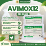 AVIMOX-12 100 GRAM – Atasi Snot, Coli, Berak Kapur & Hijau Dan Pencernaan Pada Unggas Like AMOXITIN.