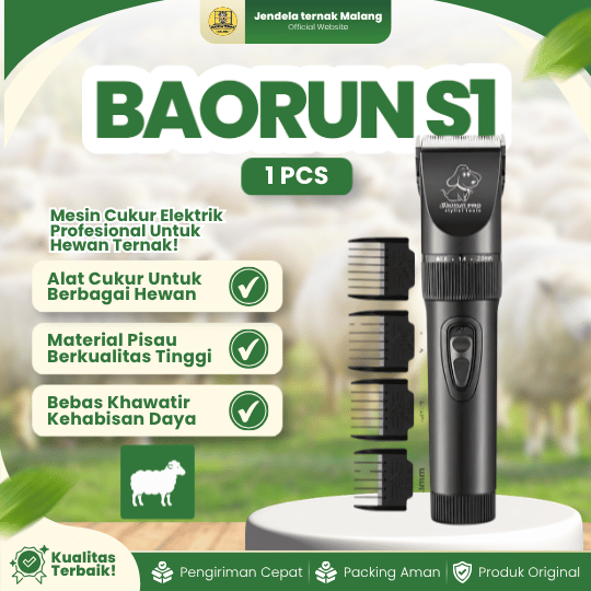 BAORUN S1 ALAT CUKUR BULU DOMBA - Alat Cukur Bulu Hewan Elektrik Berkualitas.