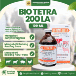 BIO TETRA 200 LA 100 ML - Untuk Hewan Ternak Lainnya.
