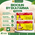 BIOCILIN 10 KAPSUL BY EKA FARMA – Ampuh Meningkatkan Selera Makan & Atasi Sakit Pada Ayam.