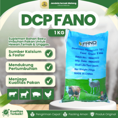DCP 1 KG FANO – Dicalcium Phosphate Kalsium Suplemen Untuk Pakan Ternak.