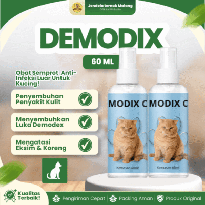DEMODIX 60 ML – Mengatasi Berbagai Masalah Kulit & Aman Terjilat Hewan Peliharaan.