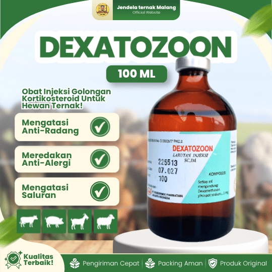 DEXATOZOON 100 ML - Untuk Masalah Anti Inflamasi Anti radang Anti alergi Hewan